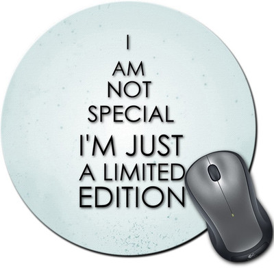 

Rangeele Inkers I Am Limited Edition Round Mousepad(Multicolor)