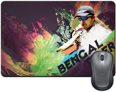 

ShopMantra Saurav Ganguly Dadagiri Mousepad(Multicolor)