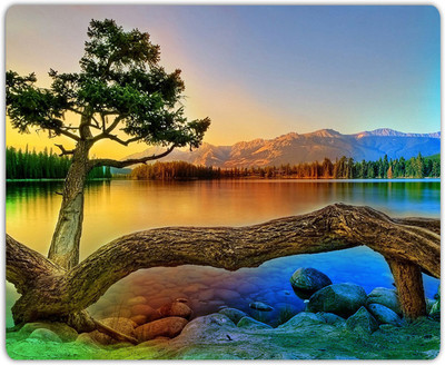 

Lovely Collection Colorfull Landscape Mousepad(Multicolor)