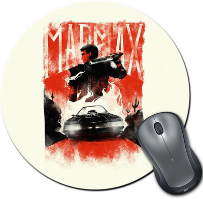 

Rangeele Inkers Madmax Art Round Mousepad(Multicolor)