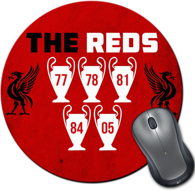 

ShopMantra Liverpool The Reds Round Mousepad- SMMR00000193 Mousepad(Multicolor)