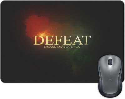 

ShopMantra Defeat Should Motivate You Mousepad(Multicolor)