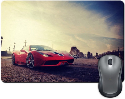 

ShopMantra Red car Mousepad(Multicolor)