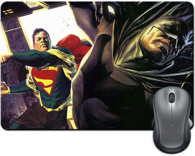 

Rangeele Inkers Batman Superman Fight Mousepad(Multicolor)