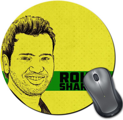 

ShopMantra Rohit Sharma Hitman Round Mousepad- SMMR00000306 Mousepad(Multicolor)