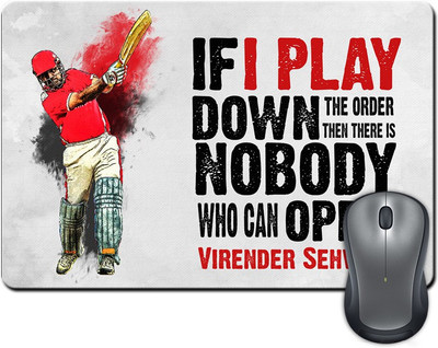 

ShopMantra Virender sehwag best Opener Mousepad(Multicolor)