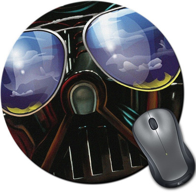 

Rangeele Inkers Darth Vader Cool Round Mousepad(Multicolor)