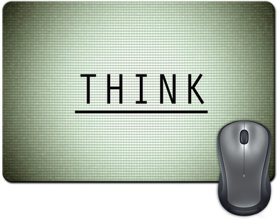 

Rangeele Inkers Just Think Mousepad(Multicolor)