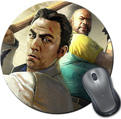 

Rangeele Inkers Left 4 Dead 2 Round Mousepad(Multicolor)