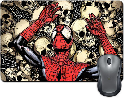 

Rangeele Inkers Spiderman On Skulls Mousepad(Multicolor)