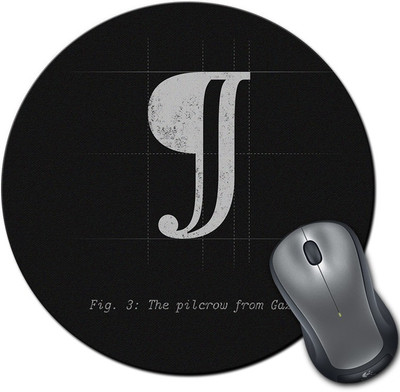 

Rangeele Inkers Misc Note Quote Round Mousepad(Multicolor)