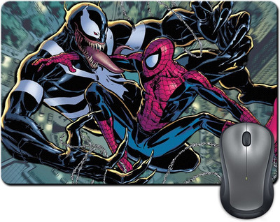

Rangeele Inkers Spiderman And Venom Fight Mousepad(Multicolor)