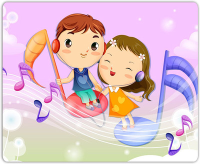 

Lovely Collection Music Kids Mousepad(Multicolor)