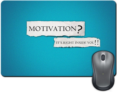 

Rangeele Inkers Motivation Inside You Mousepad(Multicolor)