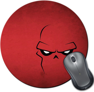 

Rangeele Inkers Red Skull Captain America Round Mousepad(Multicolor)