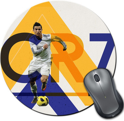 

ShopMantra Cr7 Footballer Round Mousepad- SMMR00000175 Mousepad(Multicolor)