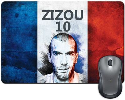 

ShopMantra Zinedine Zidane France Football Mousepad(Multicolor)