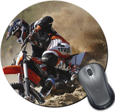 

Rangeele Inkers Hard Biker Round Mousepad(Multicolor)