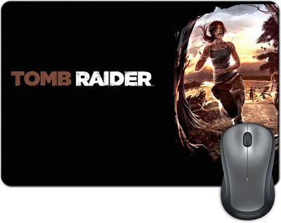 

Rangeele Inkers Tom Raider Lara Croft Mousepad(Multicolor)