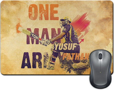 

ShopMantra Yusuf Pathan One Man Army Mousepad(Multicolor)