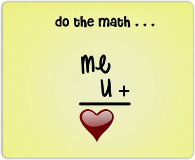 

Lovely Collection Mathmatical Love Mousepad(Multicolor)