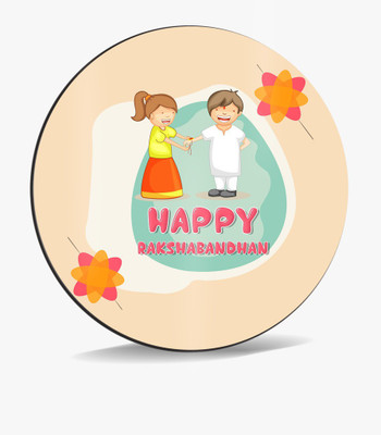 

SKY TRENDS Sky Trends Happy Rakshabandhan!We Have a Bond On Can Break Apart Love Which.Yellow Blind Eyse Floral Design Gifts. Mousepad(Multicolor)