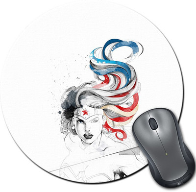 

Rangeele Inkers Woner Women Color Action Round Mousepad(Multicolor)