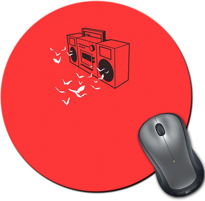 

Rangeele Inkers Free The Music Round Mousepad(Multicolor)