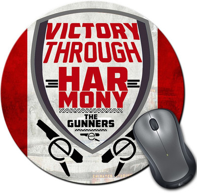 

ShopMantra Arsenal The Gunners Victory Round Mousepad- SMMR00000132 Mousepad(Multicolor)