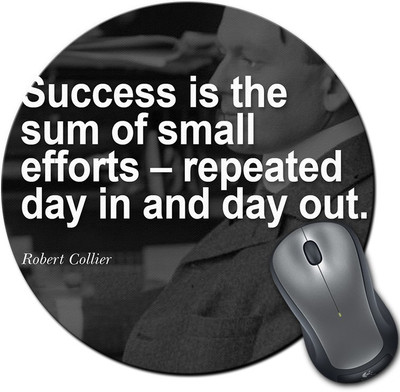 

Rangeele Inkers Robert Collier Quote Round Mousepad(Multicolor)