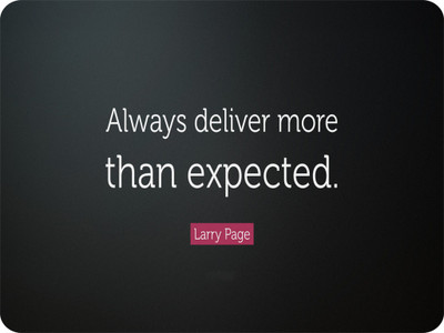 

SYL Larry Page Quotes Mousepad(Multicolor)