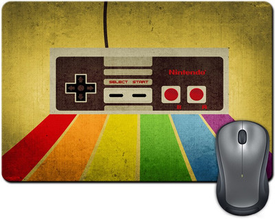 

Rangeele Inkers Nintendo Vintage Consol Mousepad(Multicolor)