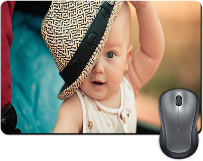 

ShopMantra Infant Baby Boy with Hat Mousepad(Multicolor)