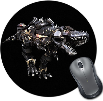 

Rangeele Inkers Robotic Real Dinosaur Round Mousepad(Multicolor)