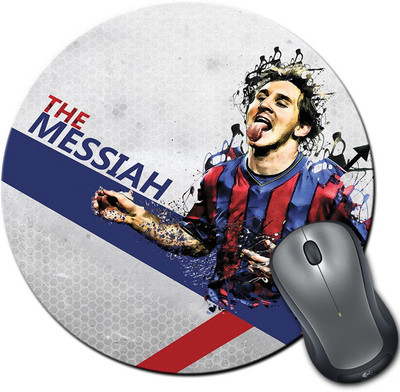 

ShopMantra The Messiah Argentina Football Round Mousepad- SMMR00000273 Mousepad(Multicolor)