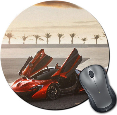 

Rangeele Inkers Mclaren P1 Round Mousepad(Multicolor)