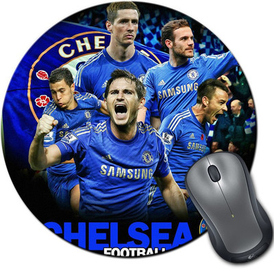 

Rangeele Inkers Chelsea Football Club Round Mousepad(Multicolor)