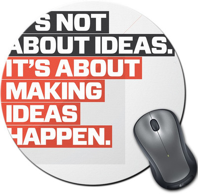 

Rangeele Inkers Making Ideas Happen Round Mousepad(Multicolor)