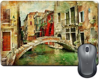 

ShopMantra Old Architecture Paintings Mousepad(Multicolor)