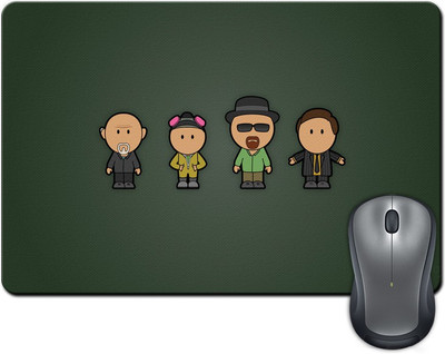 

ShopMantra Breaking Bad Minimal Charcters Mousepad(Multicolor)