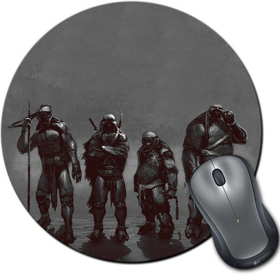 

Rangeele Inkers Tmnt Painting Round Mousepad(Multicolor)