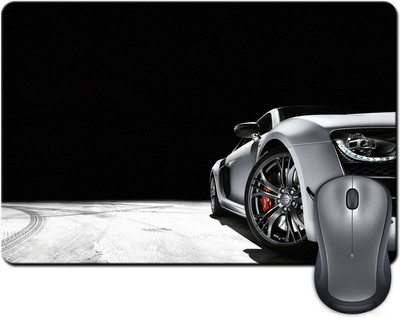 

Rangeele Inkers Fast Grey Car Mousepad(Multicolor)