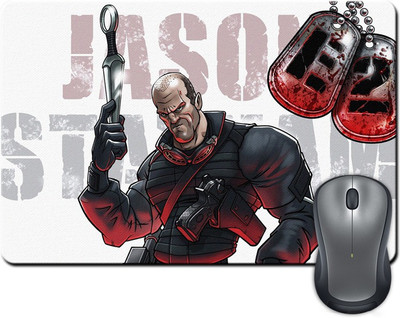 

Rangeele Inkers Jason Statham Artwork Mousepad(Multicolor)