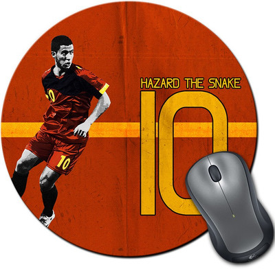 

ShopMantra Eden Belgium Football Round Mousepad- SMMR00000232 Mousepad(Multicolor)