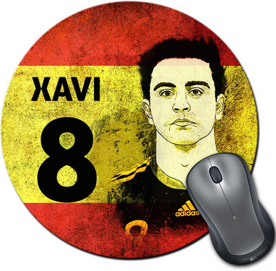 

ShopMantra Xabier Xabi Alonso Spain Football Round Mousepad- SMMR00000246 Mousepad(Multicolor)