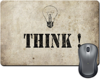 

Rangeele Inkers Think Bulb Mousepad(Multicolor)