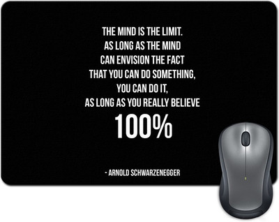 

ShopMantra The Mind is the Limit by Arnold Schwarzenegger Mousepad(Multicolor)