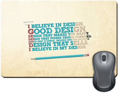 

ShopMantra Belive In Design Typography Mousepad(Multicolor)