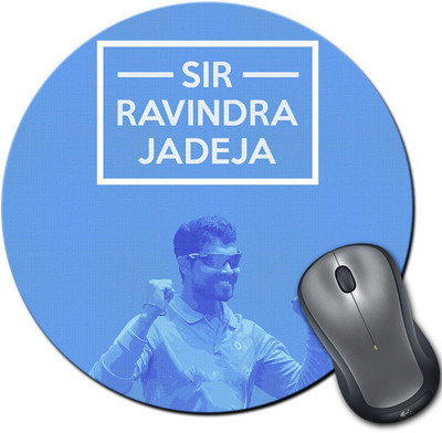 

ShopMantra Sir Ravindra Jadeja India Round Mousepad- SMMR00000313 Mousepad(Multicolor)