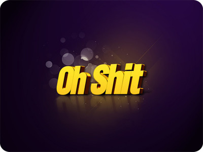 

SYL Oh Shit Mousepad(Multicolor)